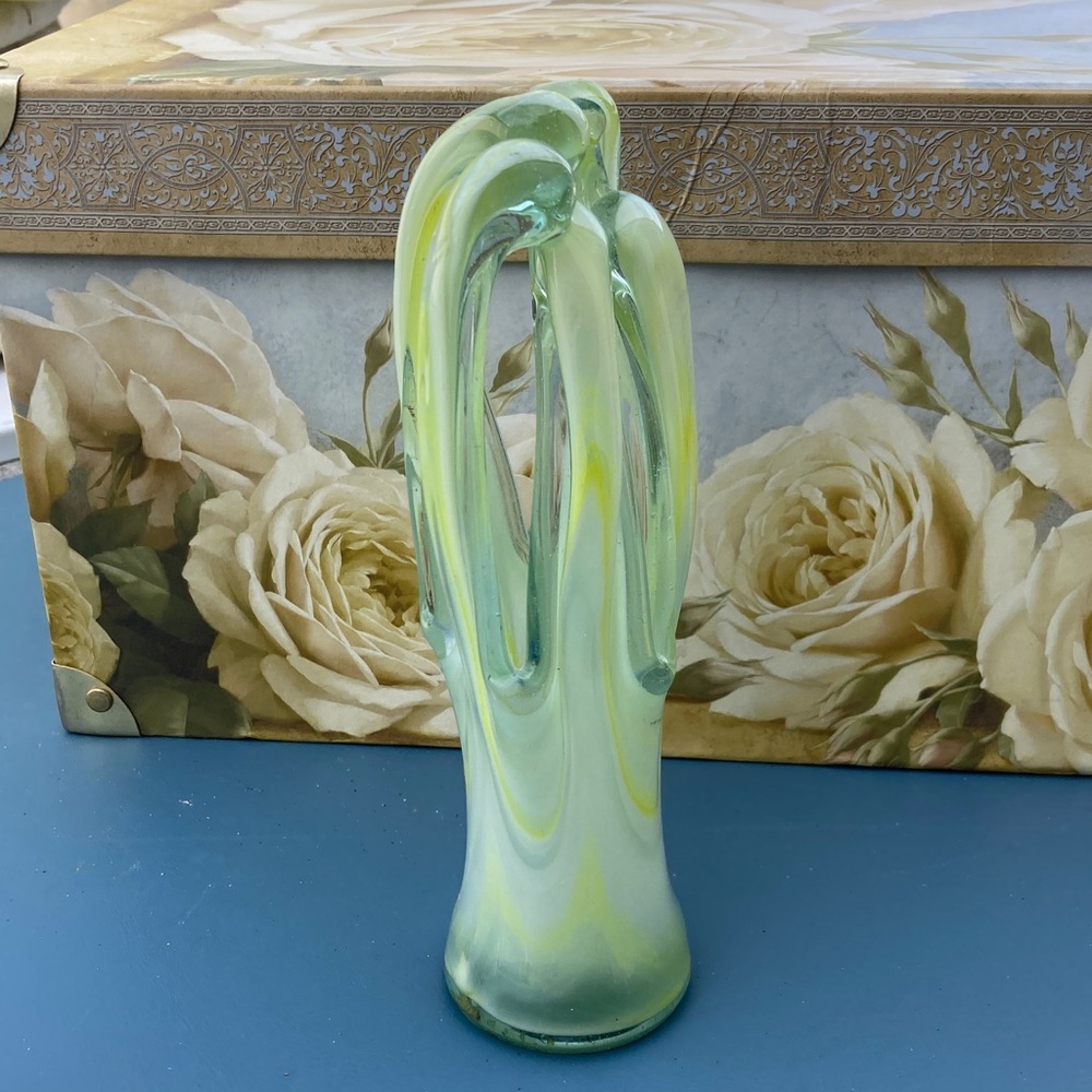 Murano Glass style Art Deco Vintage Glass Art